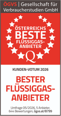FLAGA ist Österreichs bester Flüssiggasanbieter 2026